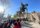 Alumnos de la Escuela Normal de Jáchal cortan la calle de ingreso por tiempo indeterminado en protesta por la falta de respuesta a los pedidos de mejoras edilicias