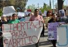 Emotiva marcha pacífica para pedir por la Libertad del Gendarme Jachallero Fabricio Cortez