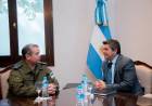 Orrego se reunió con el jefe de Gendarmería X Agrupación  y con el titular de la Agencia Regional de la Policía Federal