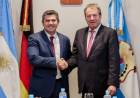 El Gobernador Orrego recibió al embajador de Alemania en Argentina