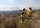 Bomberos de San Juan sofocaron más de 30 incendios tras el viento Zonda