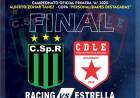 Final del Fútbol Jachallero: Racing vs. Estrella, en cancha del “verdinegro” el domingo 14 de diciembre