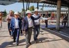 La obra del nuevo mall que impulsa la inversión privada recibió la visita del gobernador