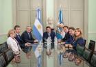 Orrego recibió en la Casa de San Juan en Buenos Aires a las máximas autoridades de empresas mineras