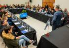 Por primera vez se integró a los 19 departamentos en una mesa de protección civil