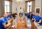 Orrego recibió los jugadores que participaron de los World Skate Games Paraguay 2026