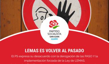 Desde el Partido Socialista nos oponemos a la derogación de las PASO