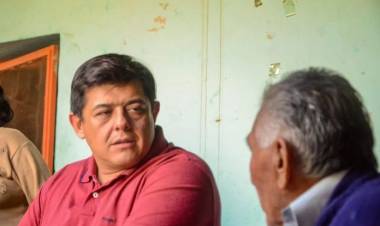 Matías Espejo dijo que en Jáchal “hay familias y sectores postergados”