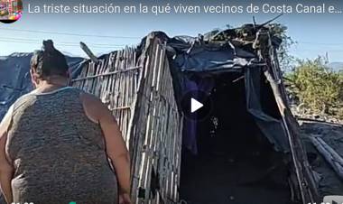 “Jáchal Avanza”. La triste situación de vecinos de Costa Canal, Villa Mercedes: “No tenemos luz, ni agua, ni baño. Ni siquiera una letrina. Nosotros utilizamos el campo como baño”