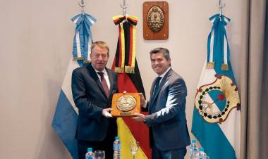 Marcelo Orrego recibió al embajador de Alemania en Argentina