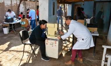 Salud despliega el primer operativo integral en Sierras de Rivero