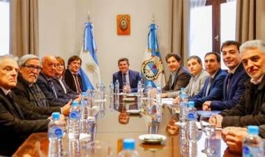 El Gobernador Orrego recibió al presidente del Conicet
