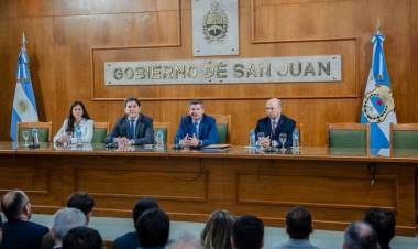 El gobernador Marcelo Orrego lanzó el Programa Aprender, Trabajar y Producir