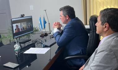 Orrego tuvo una reunión virtual con el flamante gobernador de Coquimbo