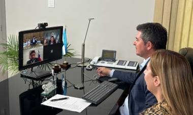 Orrego mantuvo una reunión virtual con autoridades chilenas para ultimar detalles de la apertura del Paso de Agua Negra