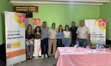 En Jáchal se dictó la primera capacitación en manejo y control de Carpocapsa en membrillo