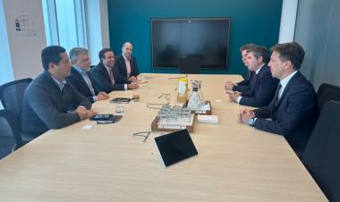 Orrego se reunió con directivos de BHP con el foco puesto en nuevas exploraciones mineras en San Juan