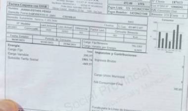 Carta Notarial a la empresa distribuidora de energía intimando a eliminar cargos que no corresponden en las facturas
