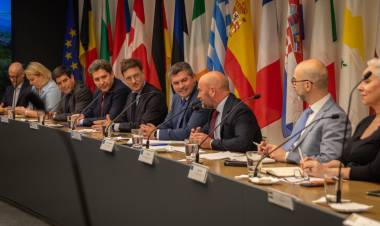 Inédito: Orrego presentó el potencial de San Juan ante diplomáticos de 22 países de la Unión Europea