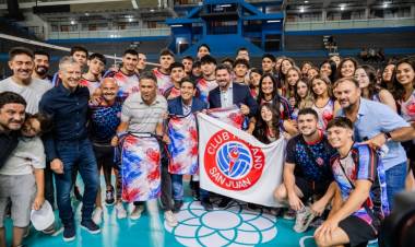 Orrego inauguró la Liga Federal de Vóley 2026 en San Juan y destacó al deporte como política de Estado