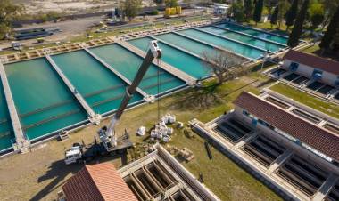 Avanzan las mejoras en la planta de Marquesado, pieza clave del sistema de agua del Gran San Juan