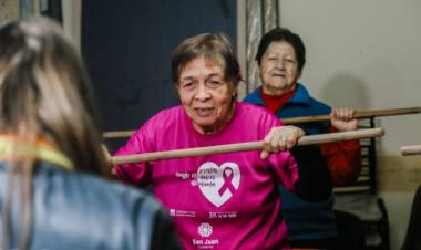 El programa Personas Mayores llega en forma gratuita a más de 40 centros deportivos en toda la provincia