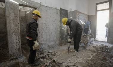 Durante el receso invernal, avanzan el mantenimiento en 160 escuelas