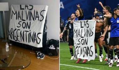 El testimonio del autor de la bandera de Malvinas y la historia de cómo la ingresó a la cancha