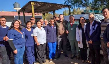 Valle Fértil: más servicios y una unidad de traslado para acompañar a las familias de Baldes del Rosario