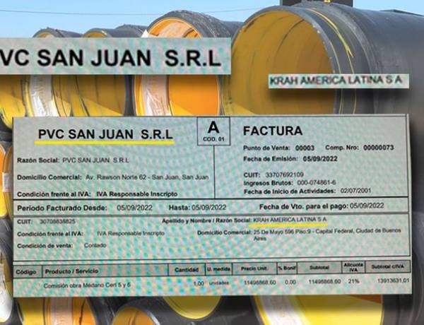 Las nuevas evidencias que conectan al primo de Uñac con la empresa que puso los caños en el acueducto Gran Tulum