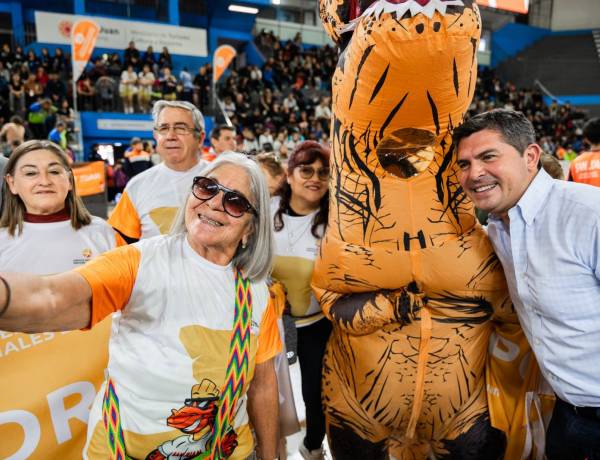 Orrego encabezó el lanzamiento de los Juegos Deportivos Provinciales Evita 2025