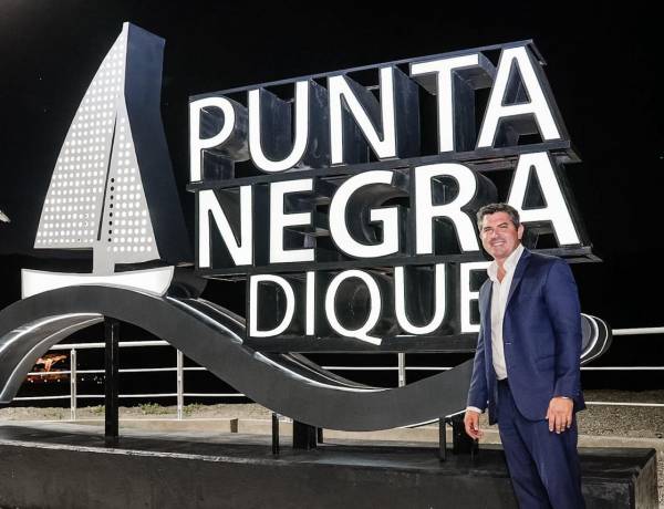 Orrego inauguró los miradores en el dique Punta Negra, para vivir a pleno el verano sanjuanino