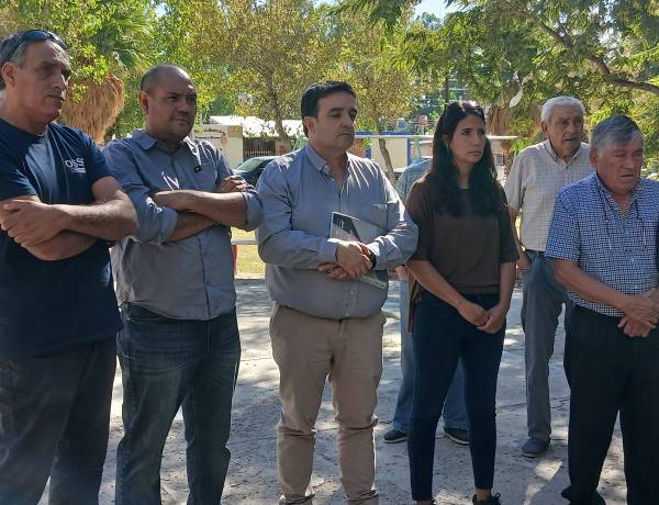 Funcionarios de OSSE en Jáchal: obras, conexiones y plazos para el sistema de cloacas 