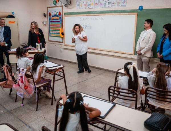 Jornada extendida: autoridades recorrieron escuelas con esta modalidad y destacaron su impacto