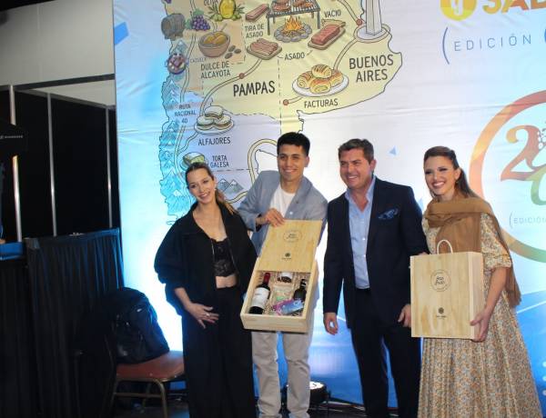 Orrego acompañó la presentación de la gastronomía sanjuanina en Caminos y Sabores 2026