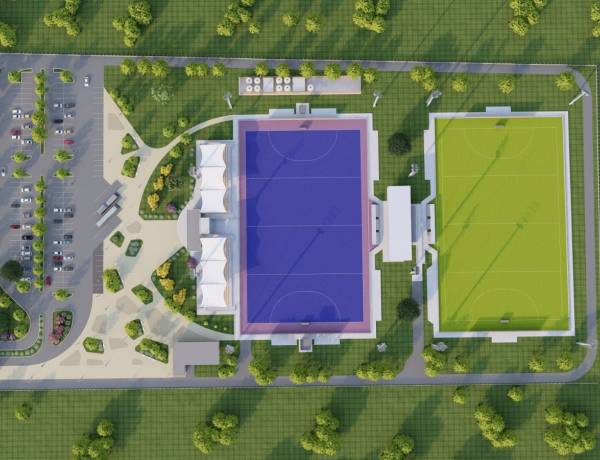 Orrego anunció la construcción del primer Estadio de Hockey sobre Césped para acompañar el crecimiento de un deporte que ya practican más de 8.000 personas