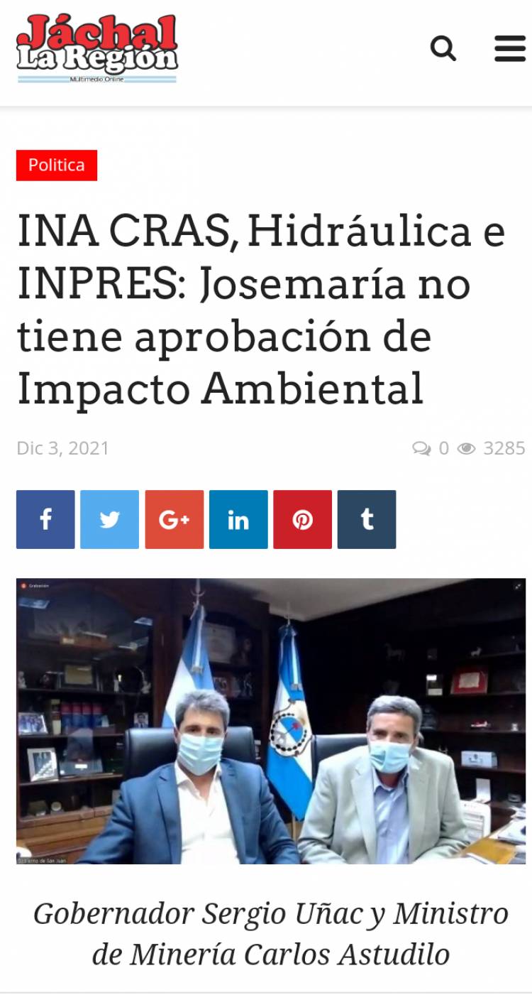 En diciembre de 2021 se dijo: Resulta que teníamos razón