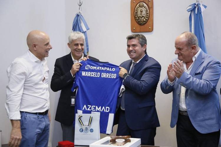 El gobernador Orrego recibió al comité organizador de la Copa Intercontinental de Hockey sobre Patines