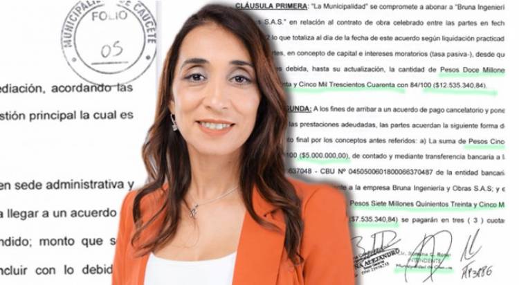 Caucete tuvo que pagar $36.000.000 por una negligencia de la Intendenta Romina Rosas