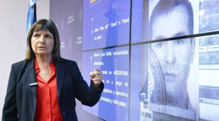 La Ministro de Seguridad Patricia Bullrich reveló la identidad del jefe operativo de Hezbollah en América latina