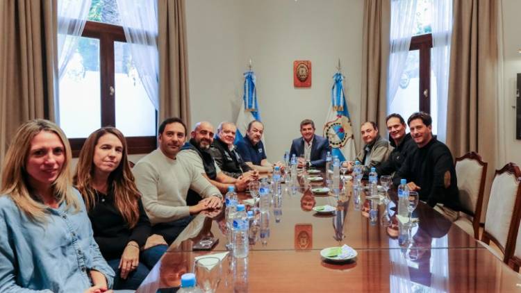 El gobernador Orrego recibió al director Nacional de Control de Fronteras e Hidrovía