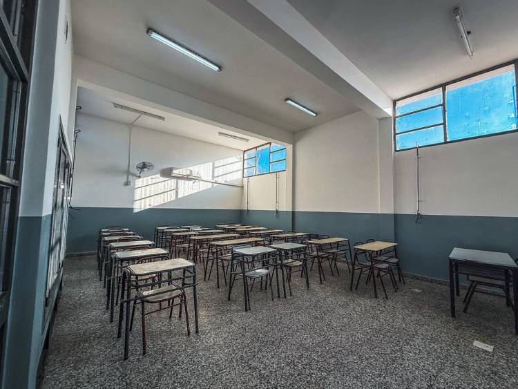 En el receso invernal se intensificó el mantenimiento de las escuelas