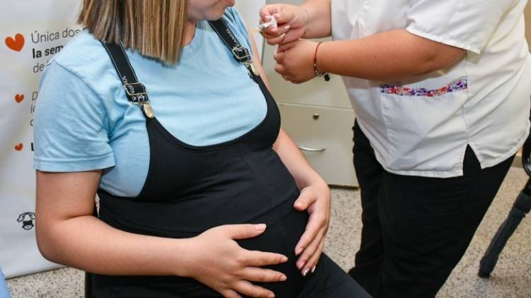 Más del 64% embarazadas ya se colocó la vacuna contra el Virus Sincitial Respiratorio