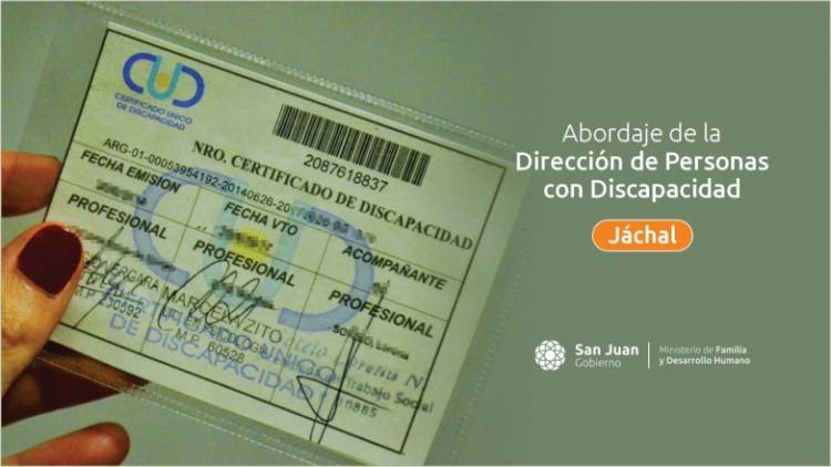 Entregan Certificados Únicos de Discapacidad en Jáchal