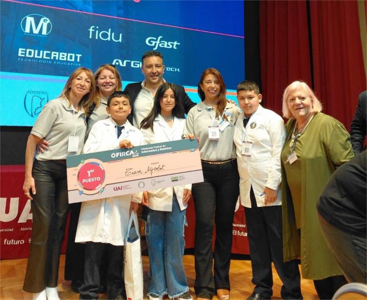 Los alumnos de la Escuela Vieytes, de Caucete, primeros en Robótica a nivel nacional