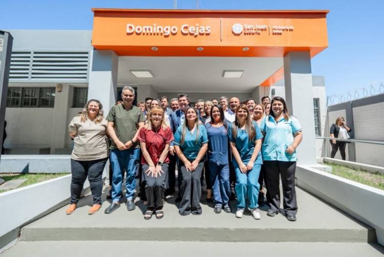 Orrego encabezó la inauguración de la ampliación y refacción del Centro de Salud de Las Casuarinas