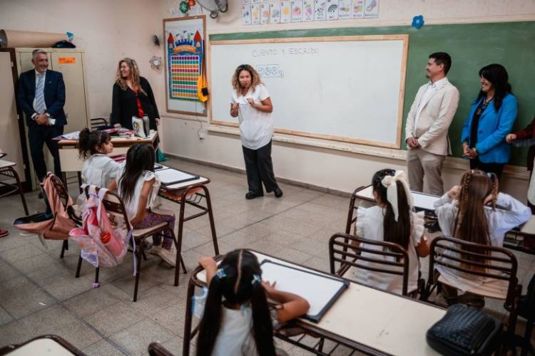 Jornada extendida: autoridades recorrieron escuelas con esta modalidad y destacaron su impacto