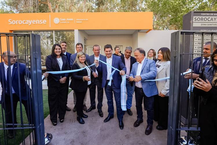 Calingasta: Orrego recorrió el San Juan Cerca e inauguró obras de ampliación y refacción en centros de Salud