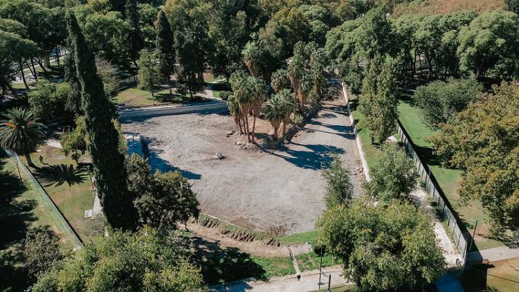 La obra en el Parque de Mayo inicia activamente con múltiples frentes de trabajo