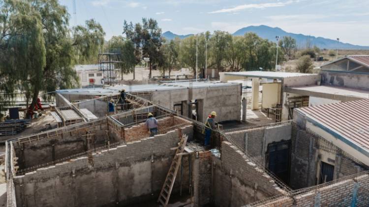 La obra de la Escuela Gascón en Jáchal alcanzó un 86% avance